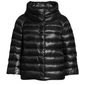 Herno Iconico Cropped Down Puffer Jacket
